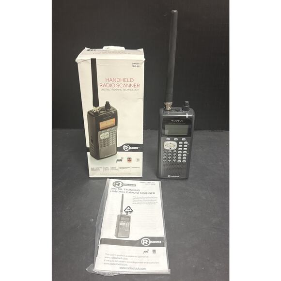 Radio Shack Pro-651 Digital Trunking Scanner Battery Pack Manual Tested Video - Picture 1 of 15